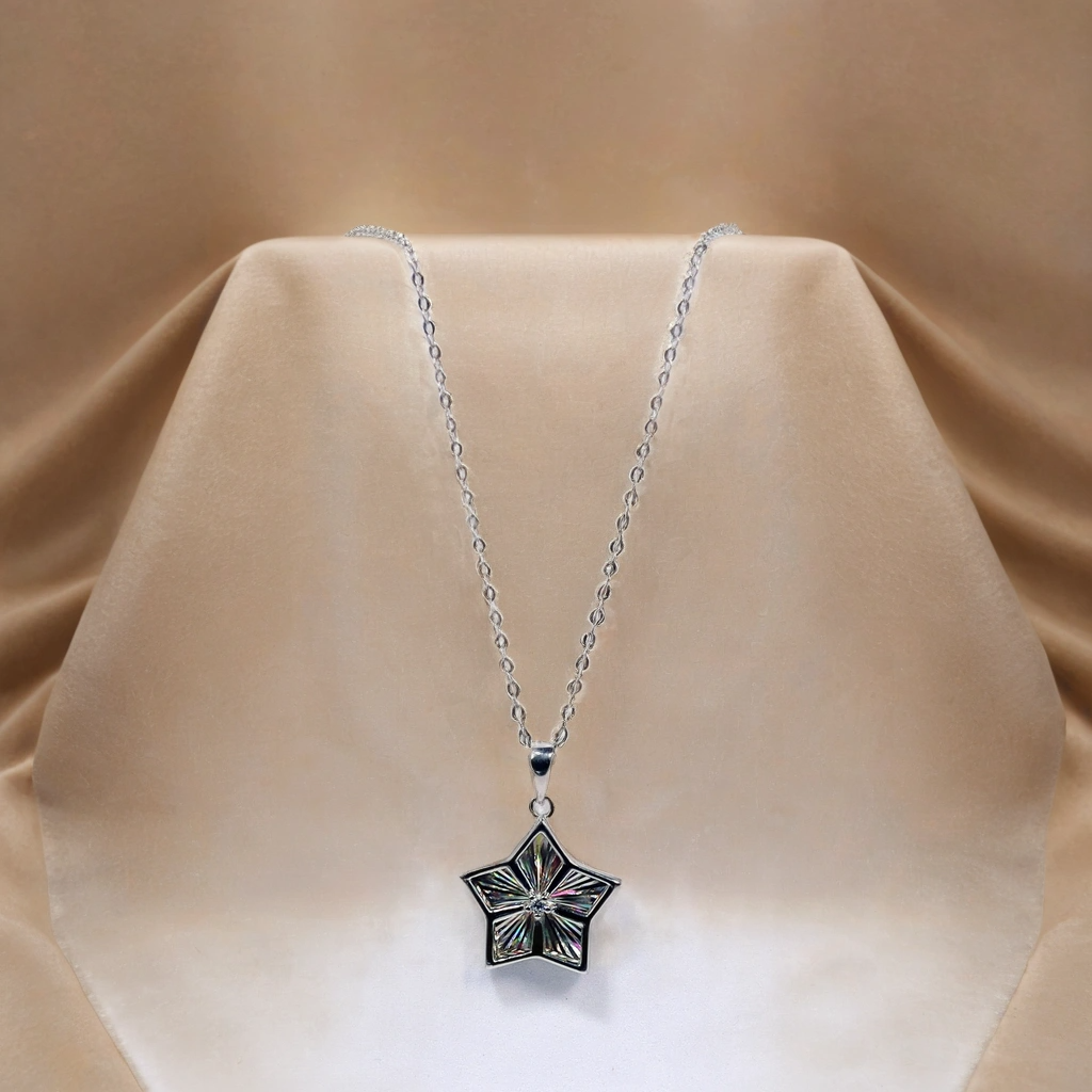 Magical Star Necklace for Kids & Ladies – Pure 925 Silver