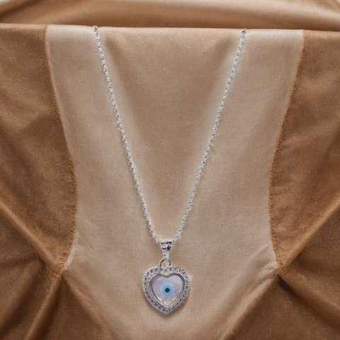 Little Guardian Glow Heart Necklace for Kids – Pure 925 Silver