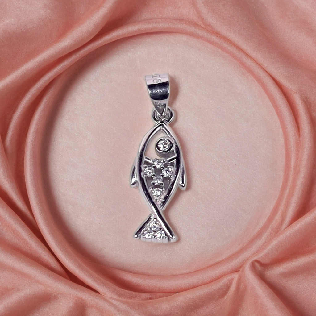 Little Fin Treasure Pendant for Kids & Ladies – Pure 925 Silver