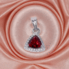 Ruby Twinkle Pendant for Kids & Ladies – Pure 925 Silver